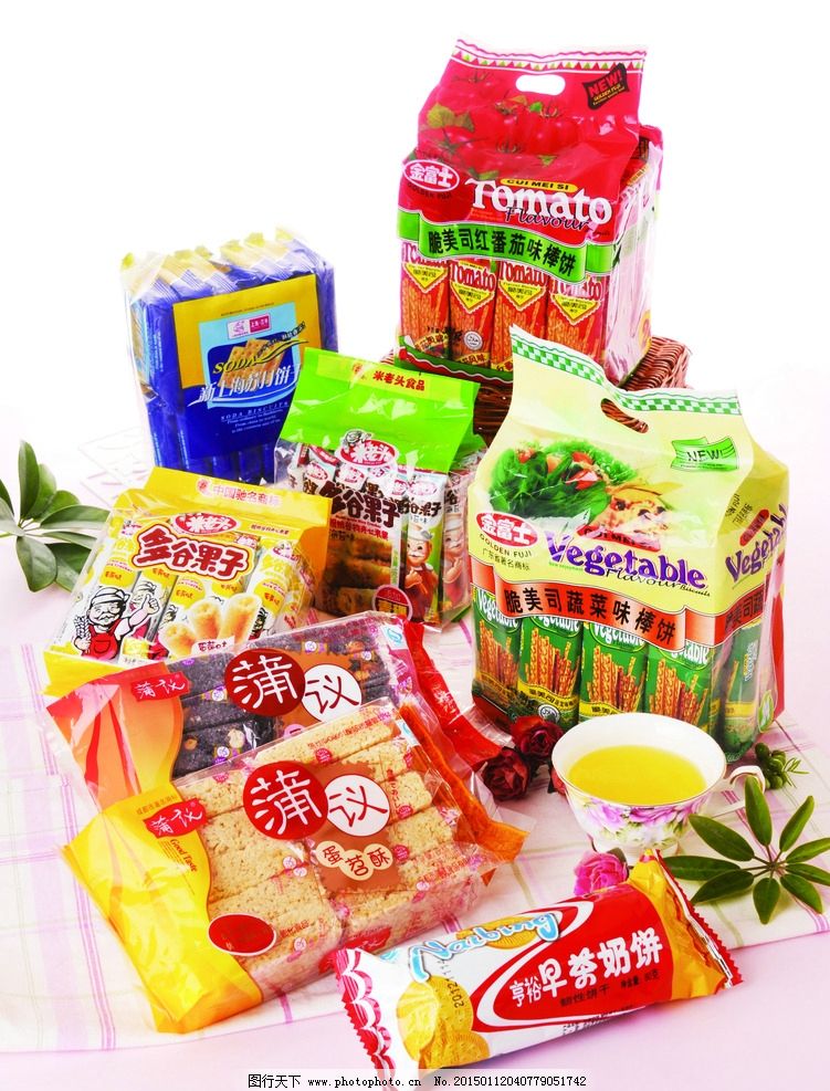 休闲食品图鉴 饼干糕点与饮料的味觉交响曲